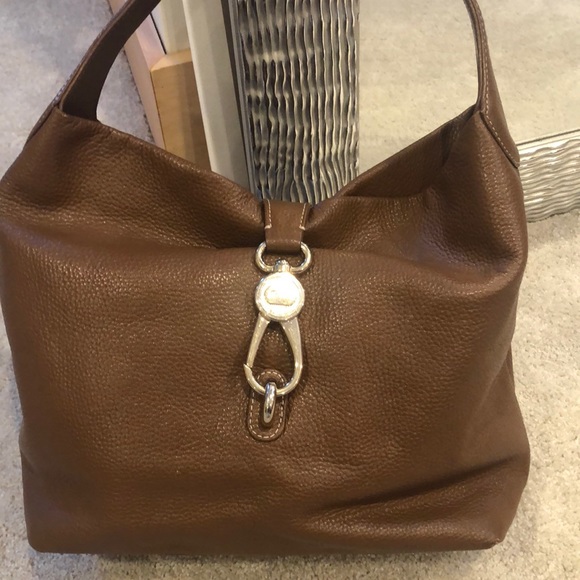 DOONEY & BOURKE CHOCOLATE BROWN LEATHER BAG - Picture 1 of 10